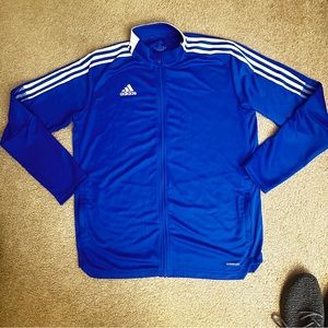 adidas 3-stripe trackjacket royal blue